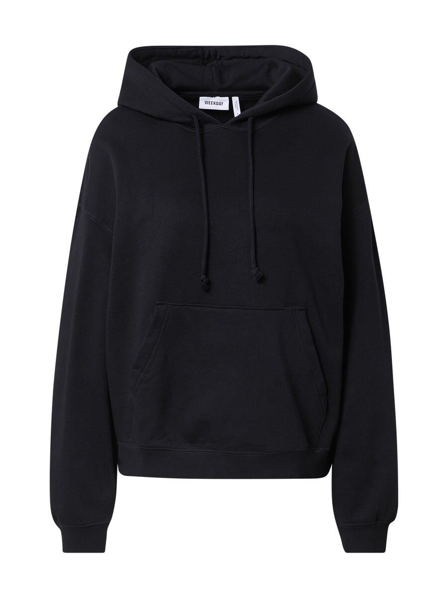 

Толстовка с капюшоном WEEKDAY Sweatshirt, черный