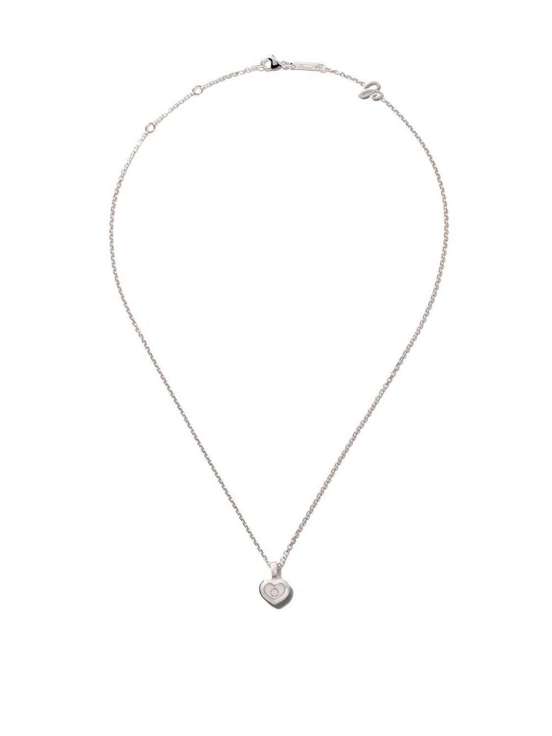 

Колье Happy Diamonds Icons из белого золота с бриллиантом Chopard, серебряный