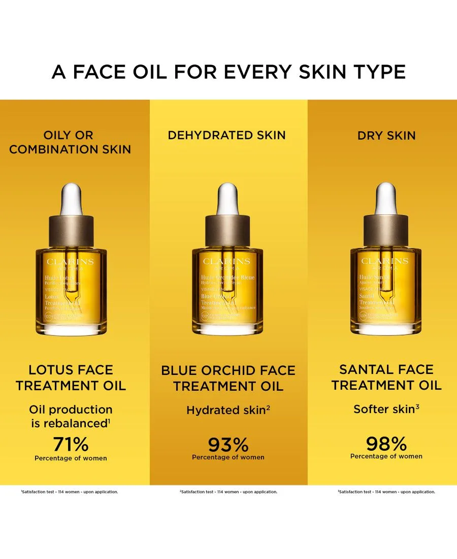 Масло для лица Clarins — Увлажняющее Lotus, , None, 28 г — фото 4