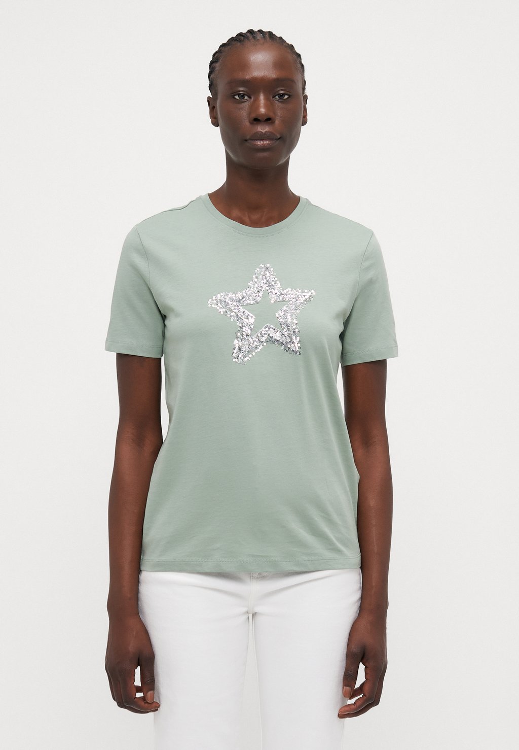 

Футболка с принтом ONLMARCY LIFE ONLY Tall, темно-зеленый