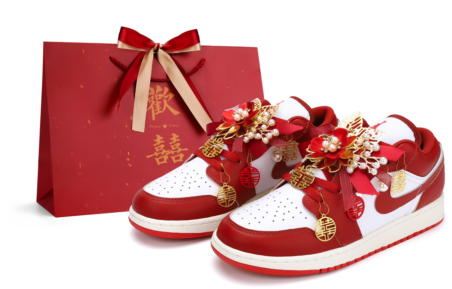 

Jordan Кроссовки Air 1 Lightweight Low top Vintage Basketball Shoes Unisex Red