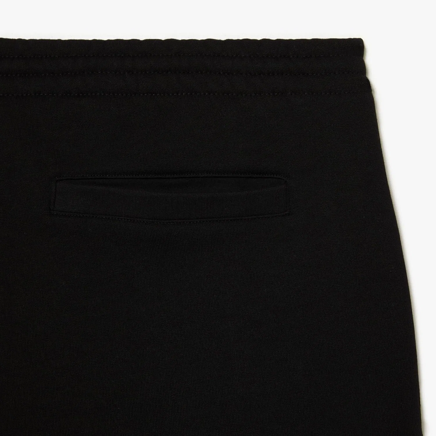 Шорты Lacoste мужские из органического хлопка с флисовой подкладкой, черный — фото 3