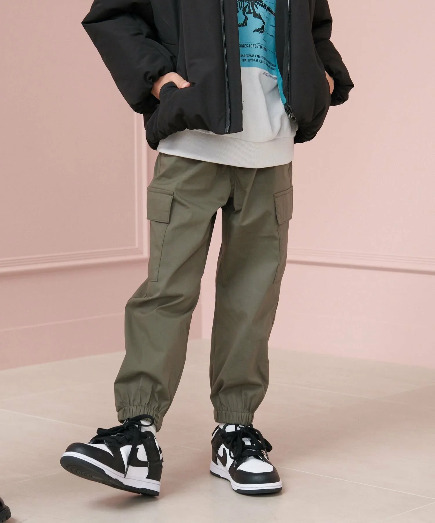 Брюки-карго Sugorak Stretch / Доступны в размерах 100-120 см / 576689 GLOBAL WORK, Khaki 78