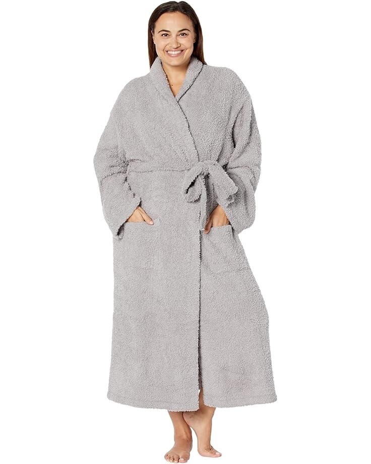 

Халат Barefoot Dreams CozyChic Robe, цвет Dove/Cream