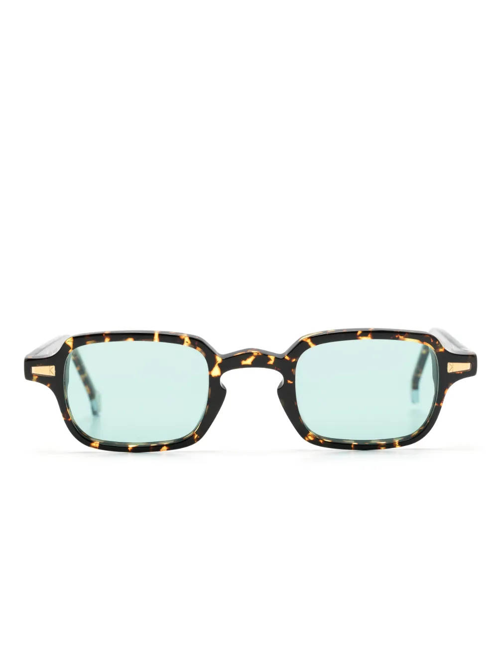 

Солнцезащитные очки Luigi черепаховой расцветки Kyme, коричневый