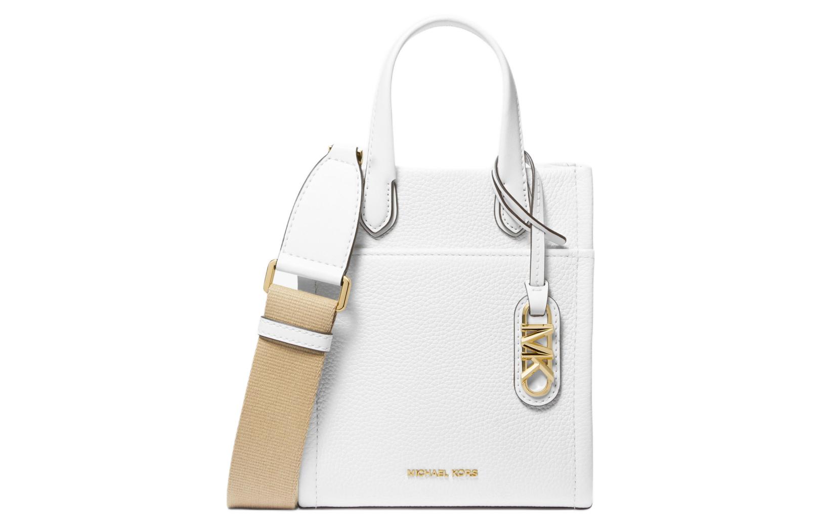 

MICHAEL KORS Сумка через плечо Gigi из натуральной и искусственной кожи, женская белая