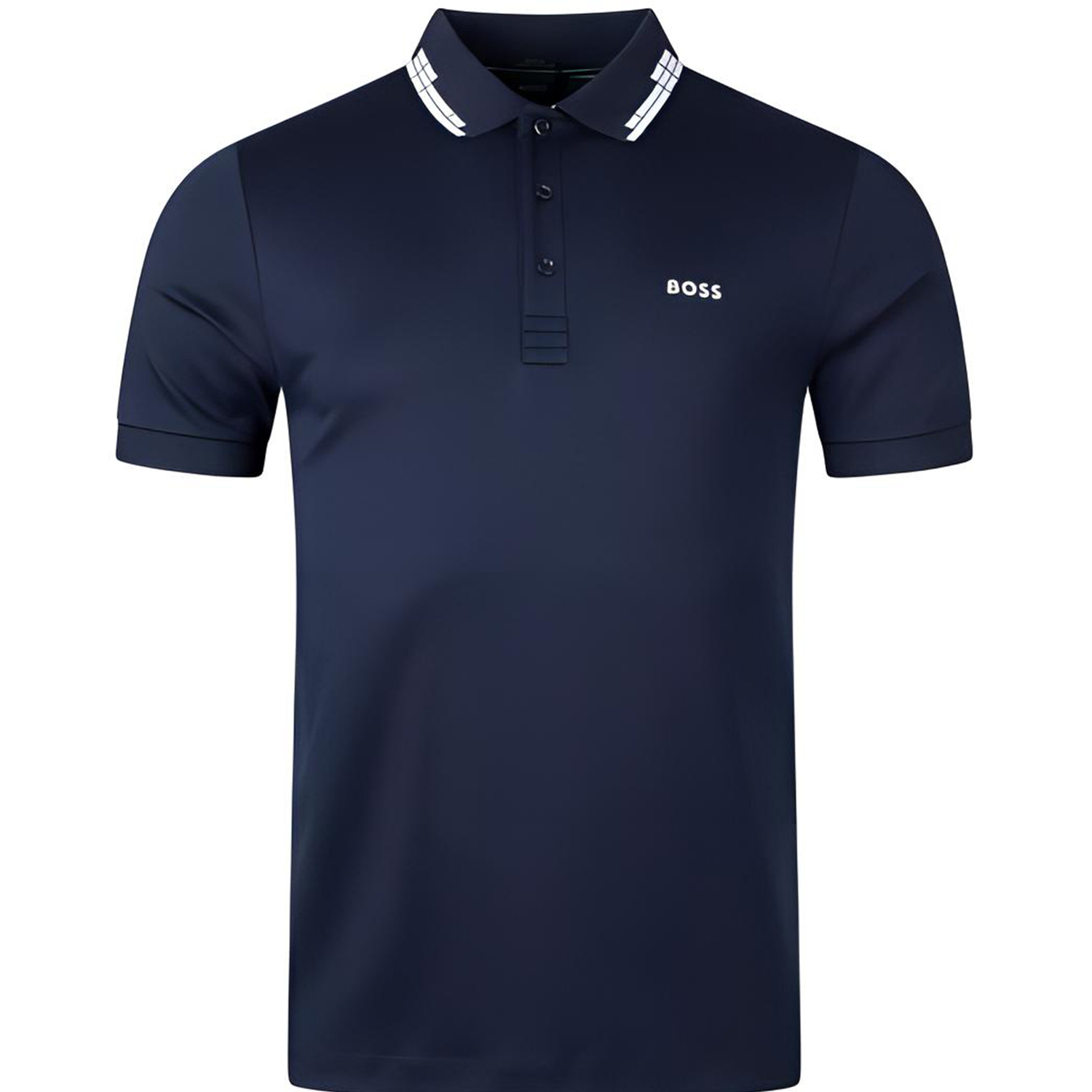 

HUGO BOSS Мужская поло морского синего цвета, Синий, HUGO BOSS Мужская поло морского синего цвета