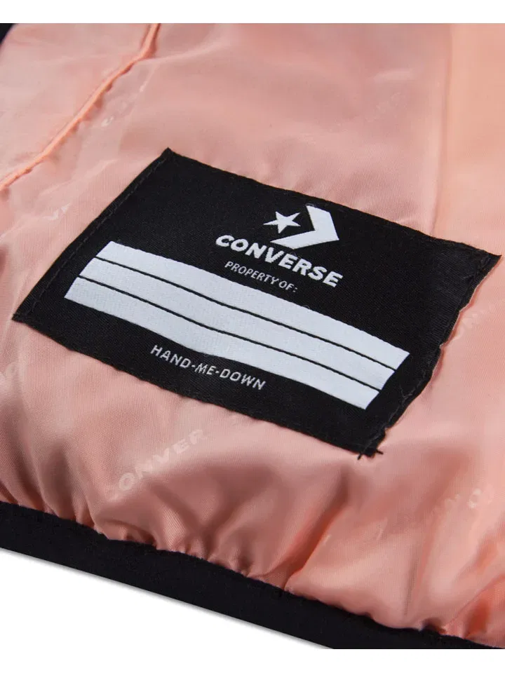 Стеганая куртка с капюшоном Converse, черный — фото 4