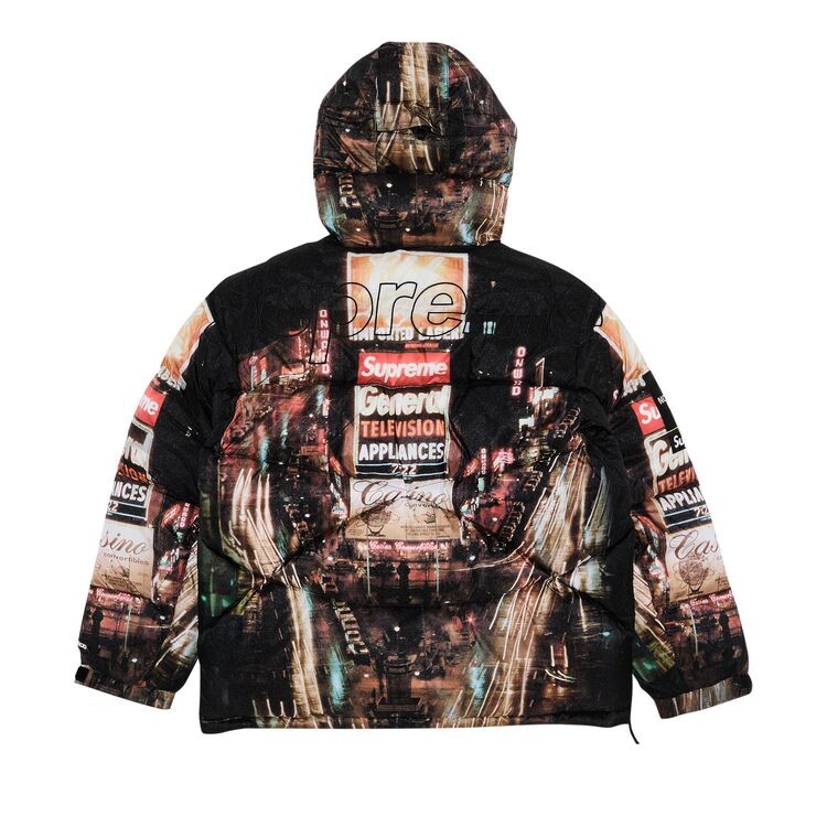 Пуловер Supreme x The North Face 800-Fill Half Zip Hooded Pullover Times Square, разноцветный — фото 2