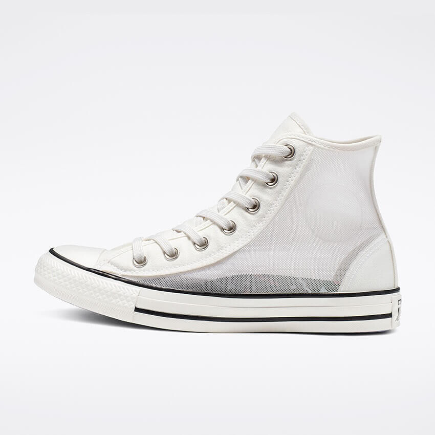Белые высокие кеды Converse Chuck Taylor All Star Ladies See Thru, белый — фото 2
