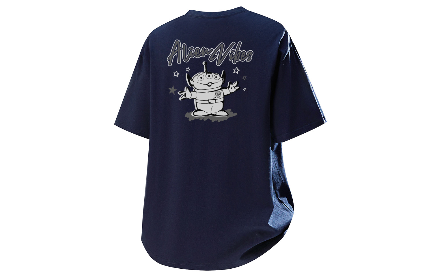 

Футболка Unisex Crew Neck тонкая прямая посадка Disney, темно-синий