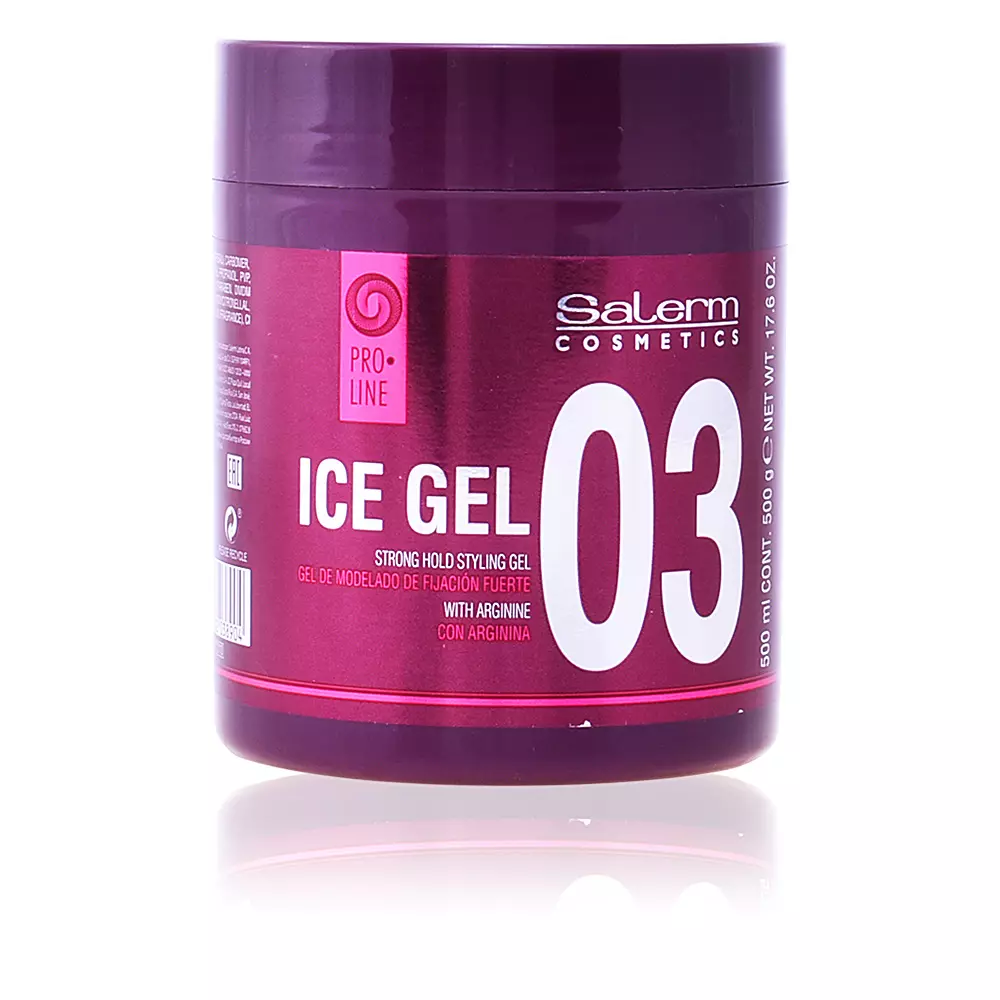 

Гель для укладки волос Ice gel strong hold styling gel Salerm, 500 мл.