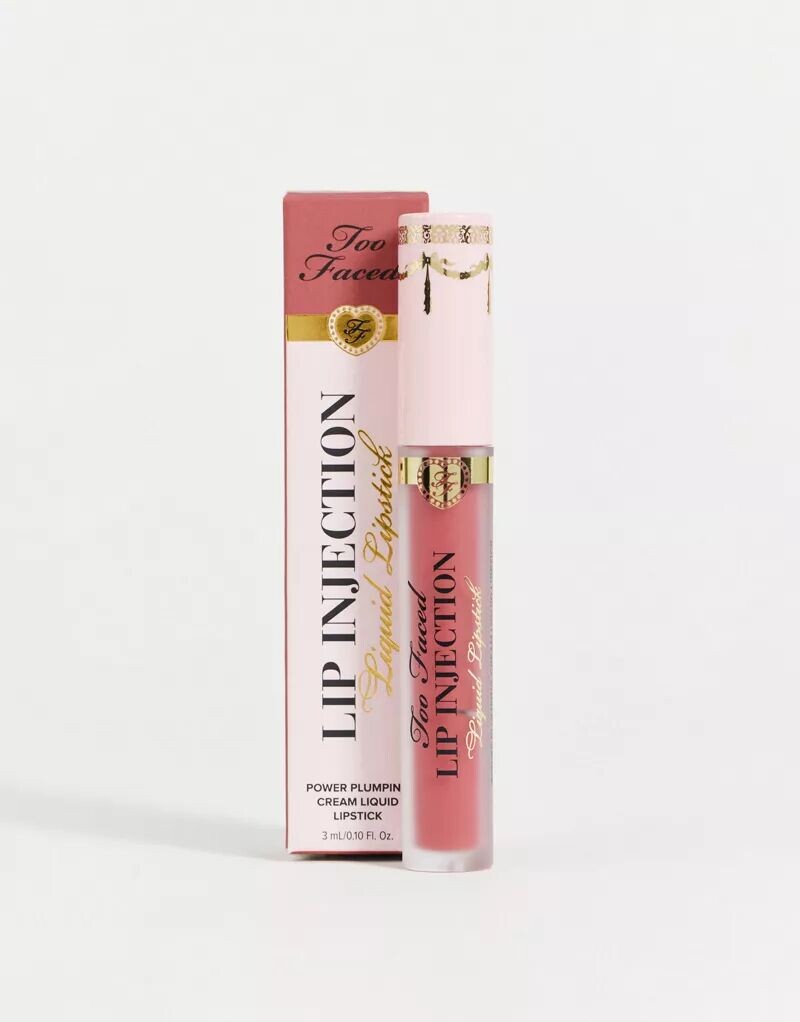 

Полуматовая жидкая губная помада Too Faced Lip Injection - Plump You Up Too Faced Cosmetics