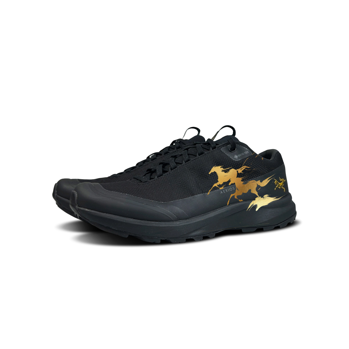 Кроссовки Aerios FL Abrasion Resistant Waterproof Lightweight Low top Outdoor Unisex Arcteryx, золотоen horse pedal — фото 4