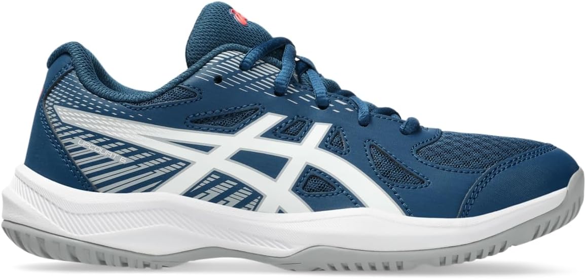 

Кроссовки ASICS Unisex-Child Upcourt 6 GS, белый/синий