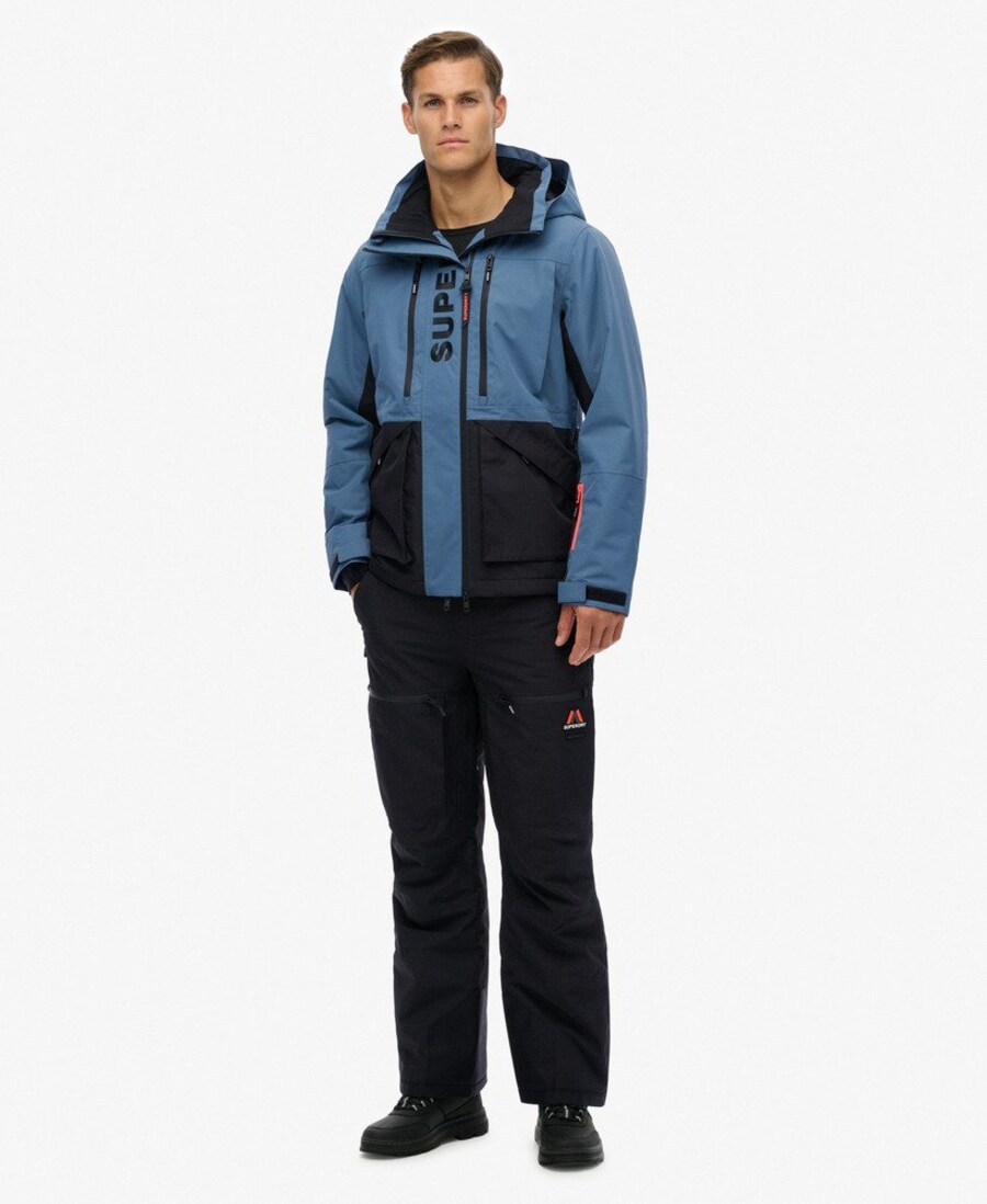 Спортивная куртка Superdry Ultimate Freestyle, синий/черный — фото 3