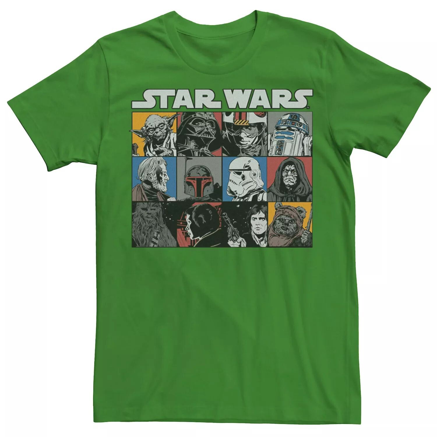 

Мужская футболка с коробочками в стиле комиксов Star Wars