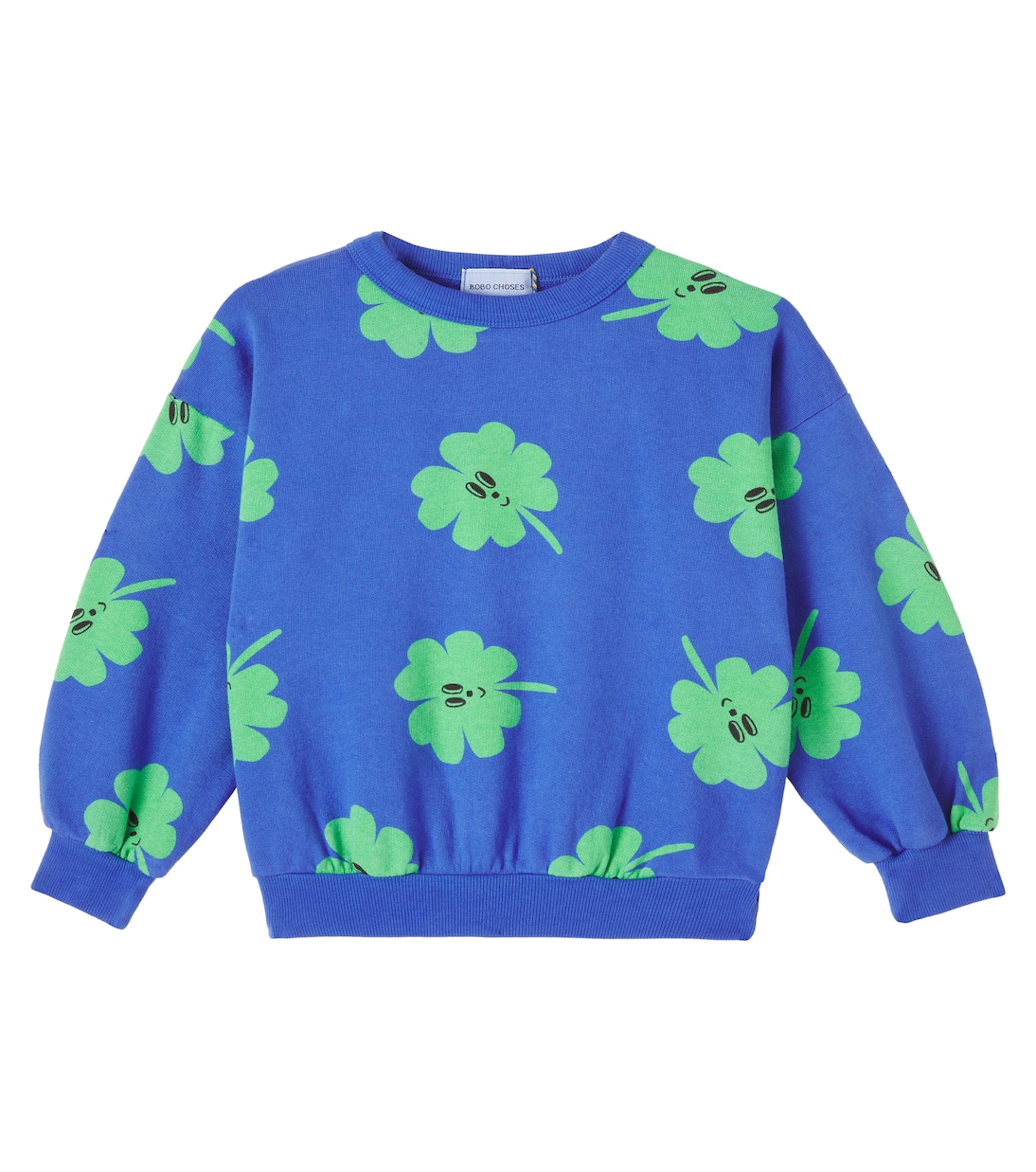 

Свитшот из хлопкового джерси Lucky Clover Bobo Choses, синий
