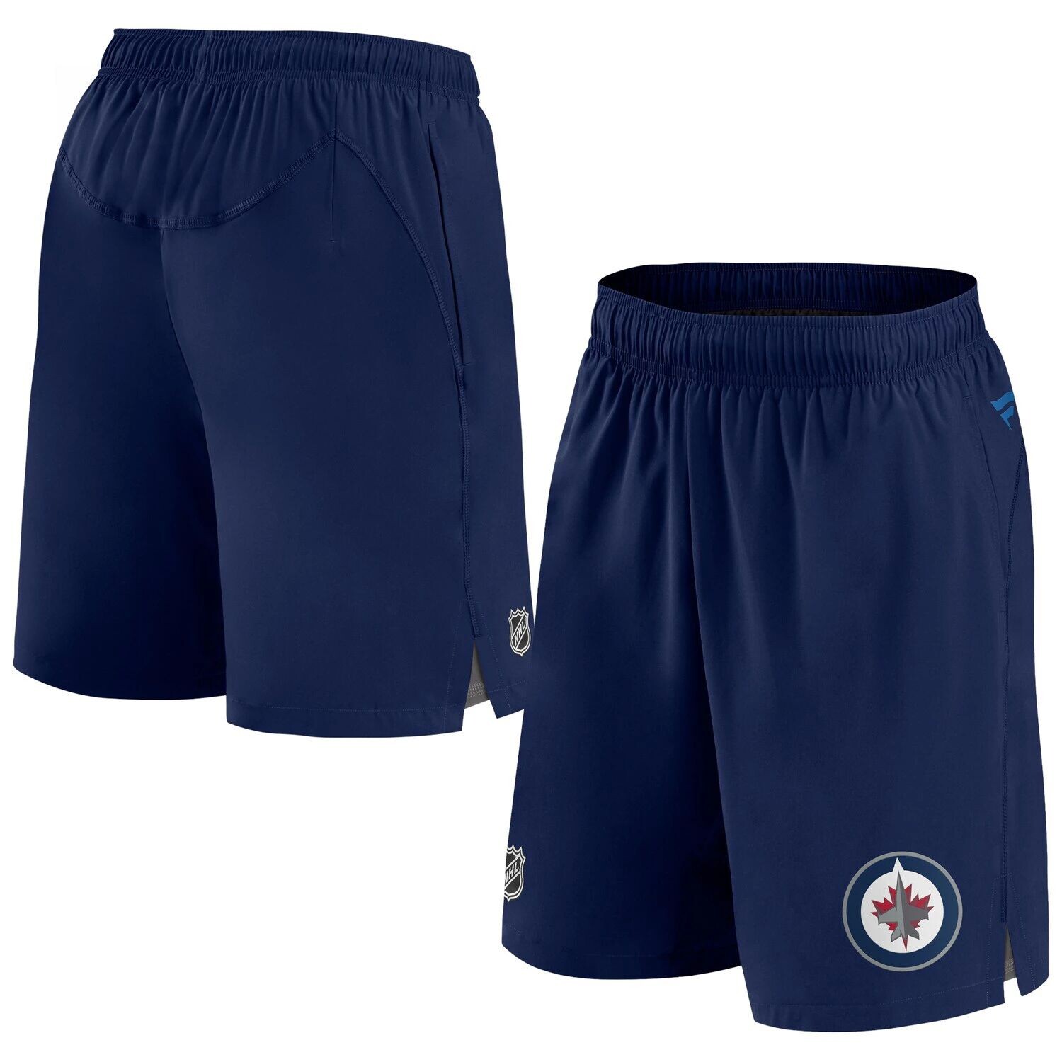 

Мужские фирменные темно-синие шорты Winnipeg Jets Authentic Pro Rink Fanatics