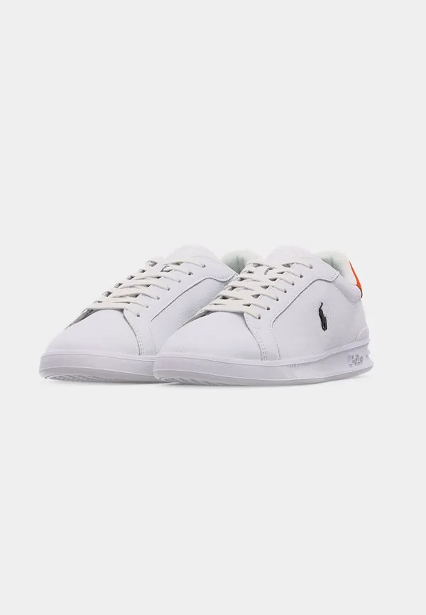 Кроссовки унисекс Polo Ralph Lauren, White/Resort Orange/Black — фото 3