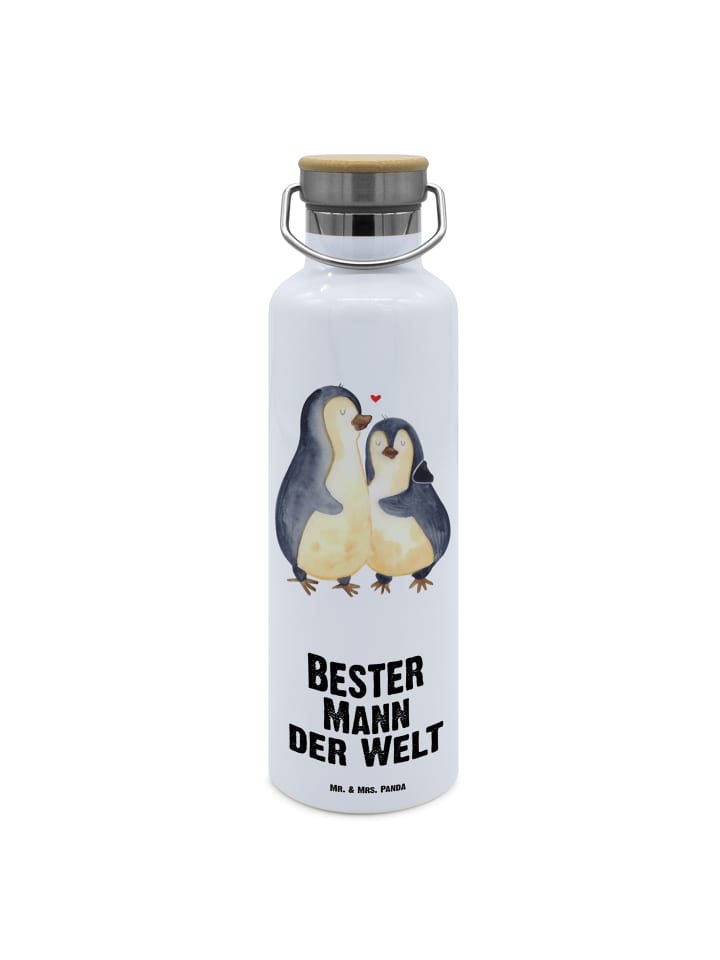 

Mr. & Mrs. Panda Пингвин из бутылки с водой. Лучший мужчина в мире с... в белом