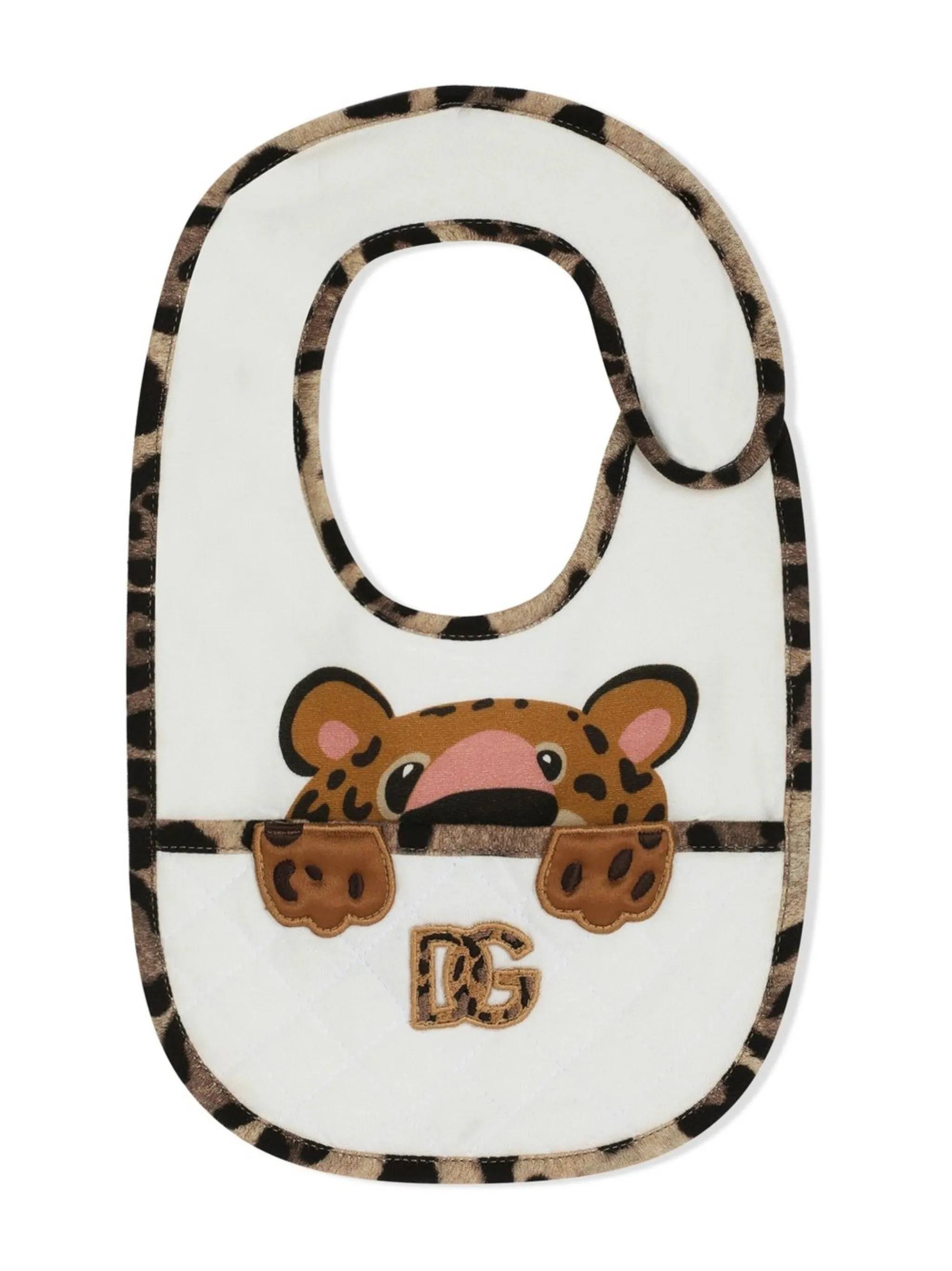 Подарочный набор с леопардовым принтом Dolce & Gabbana Kids, белый — фото 4