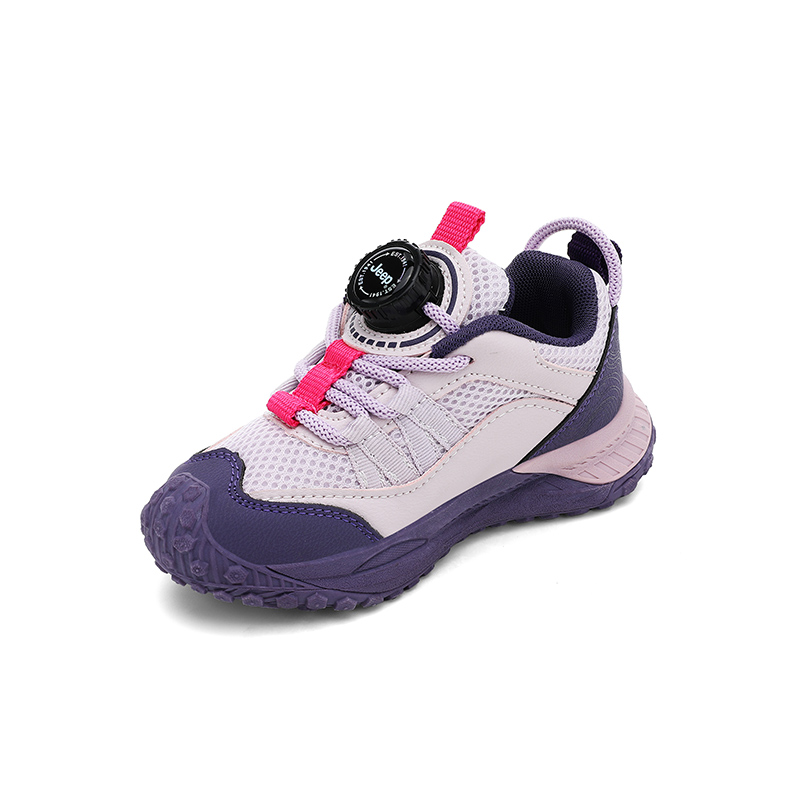 Кроссовки Running Collection Slip Resistant, Abrasion Resistant, Lightweight, Cushioning, Height Increasing, Quiet Low top Jeep, розовый фиолетовый — фото 4