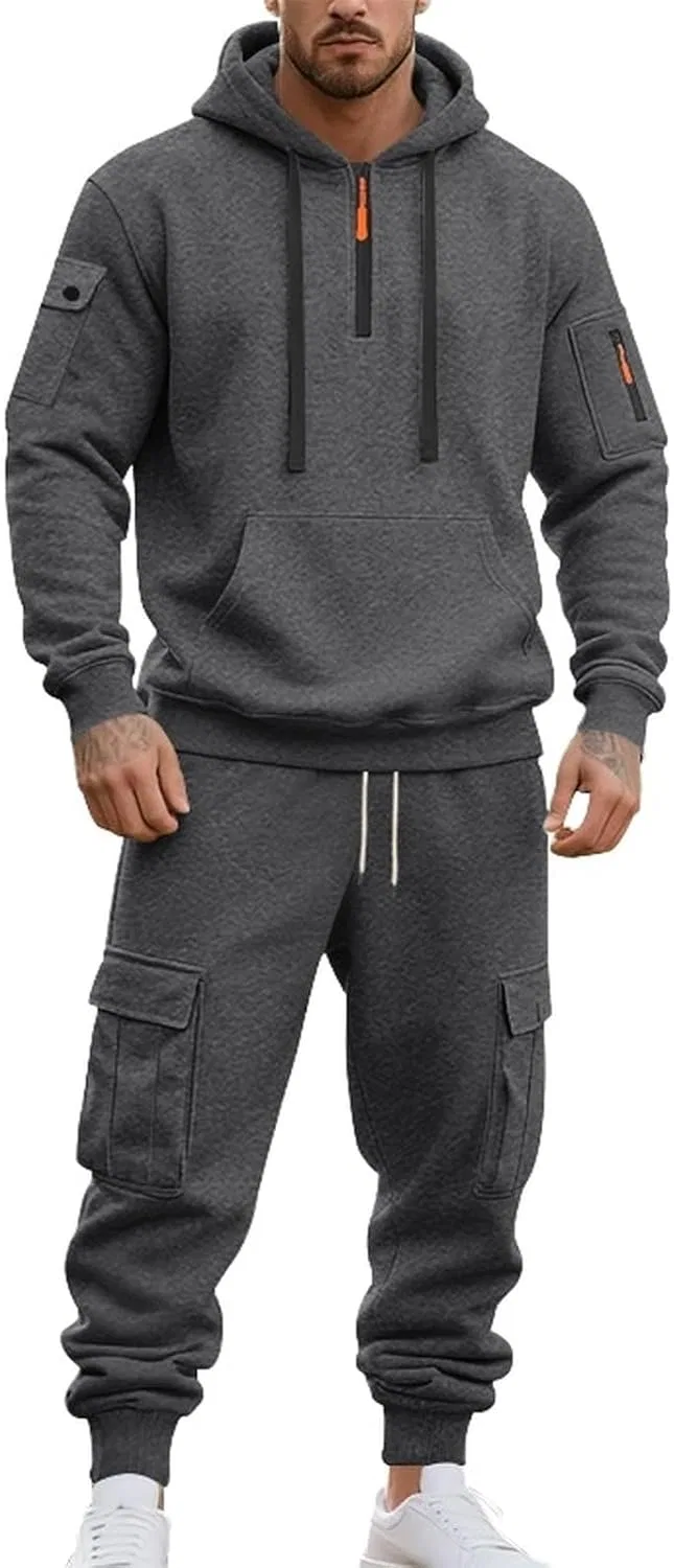 Спортивный костюм флисовый, мужской, 2 предмета, 24