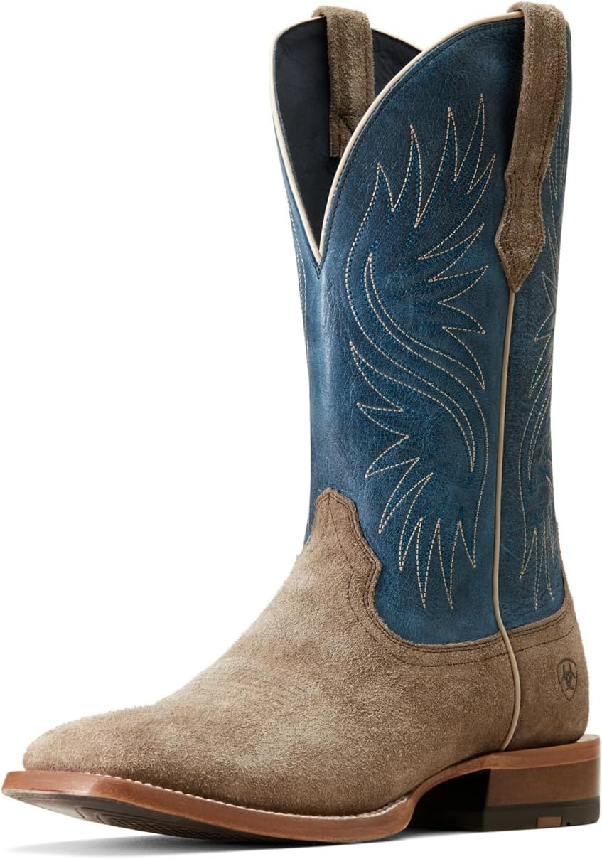 

Мужские вестерн-сапоги Ariat Circuit Rockridge, Smokey Roughout/Ocean Blue
