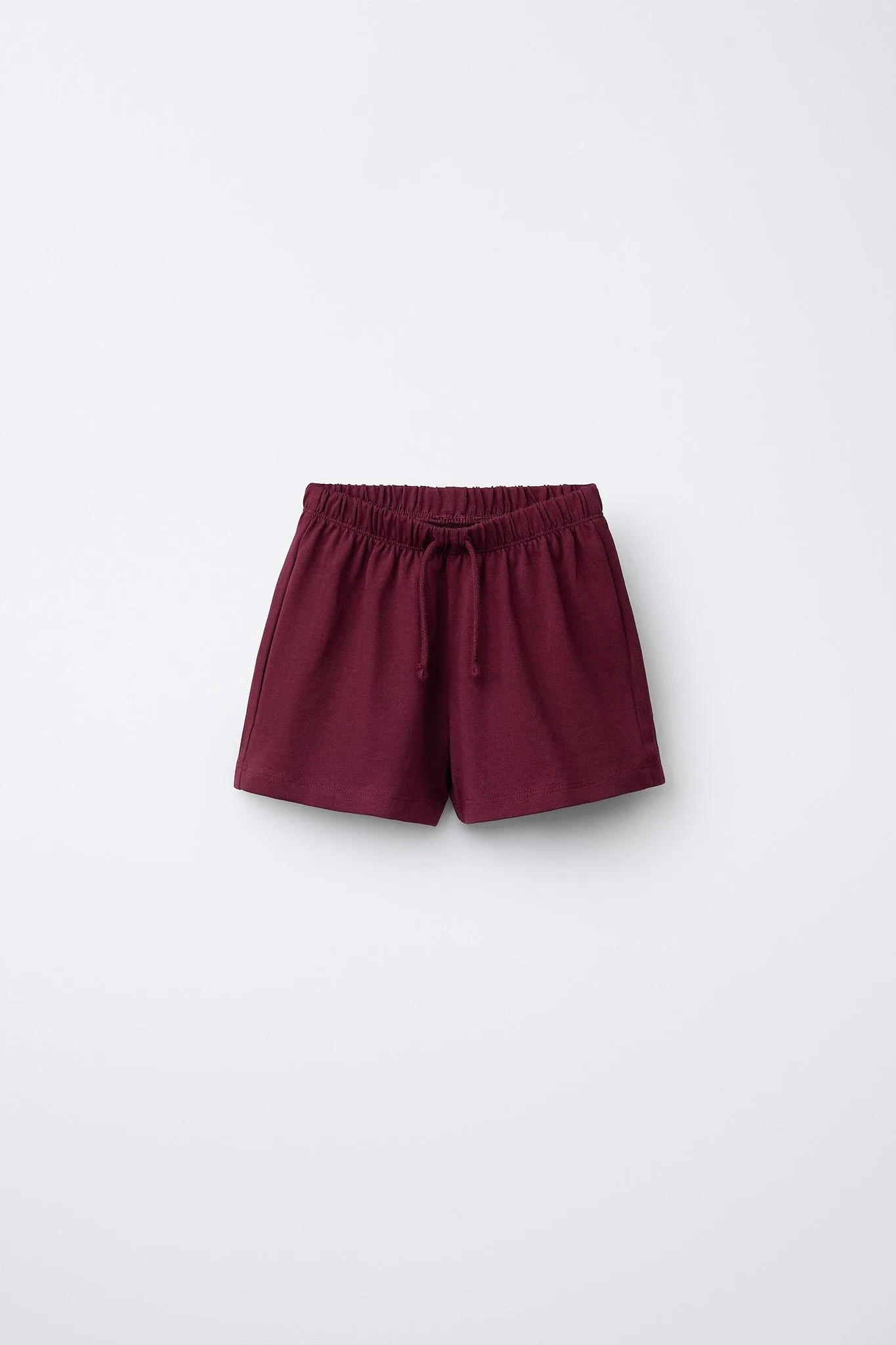 Базовые бермудские шорты Zara, бургундия
