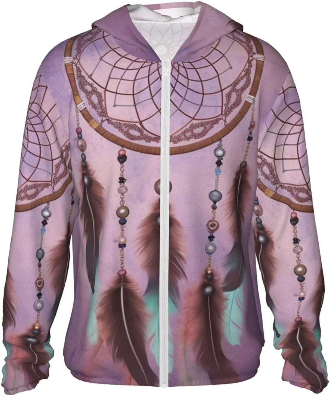 

Мужская футболка с защитой от солнца UPF 50+ Dream Catcher, легкая с длинным рукавом BWLHJKE