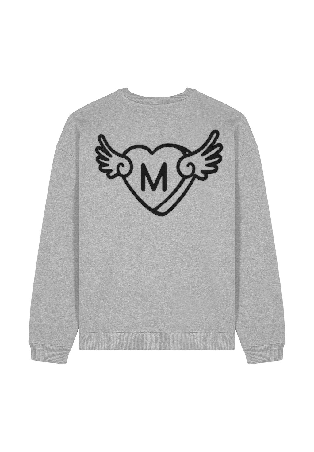

Толстовка WINGS BACK EMBROIDERY UNISEX Mira Paris, серый