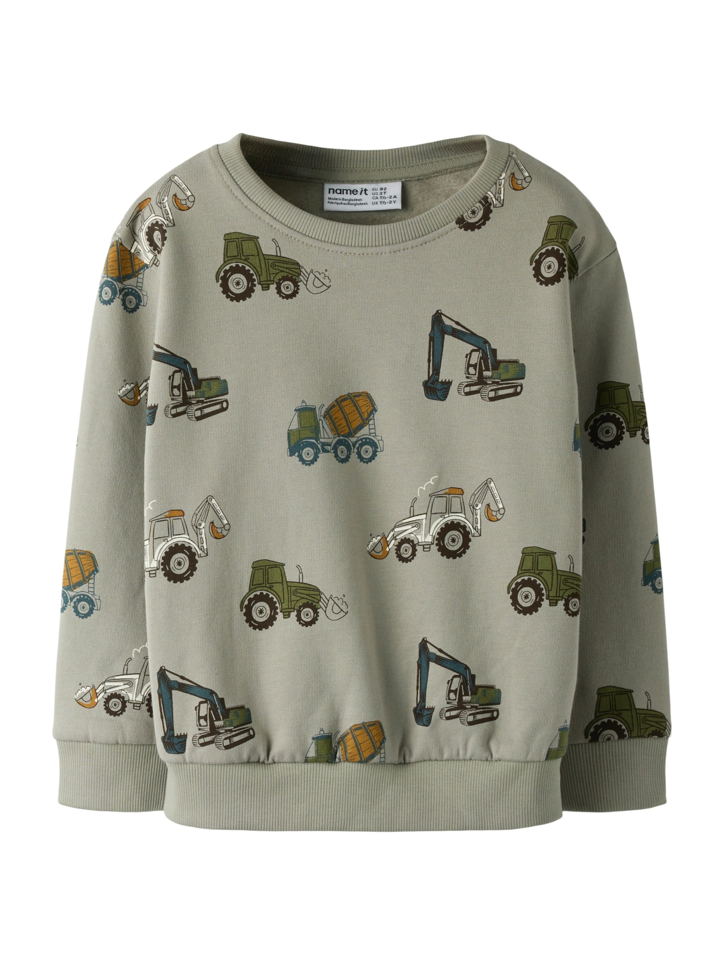 

NAME IT Толстовка 'NMMBASIL' в цвете Grey, Dark Grey