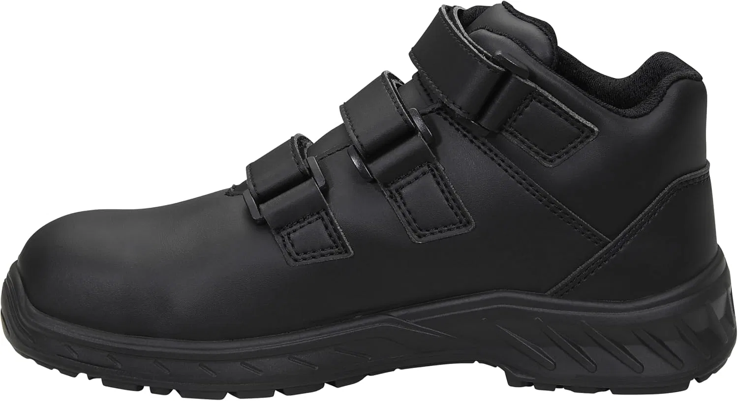 Защитная обувь ELTEN Jori jo_Clean Strap Black Mid ESD S3S, женская и мужская, текстиль, композитный защитный носок (легче стального), легкая, классическая — фото 3