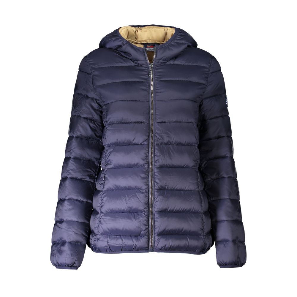 

Синяя женская куртка из полиамида Geographical Norway
