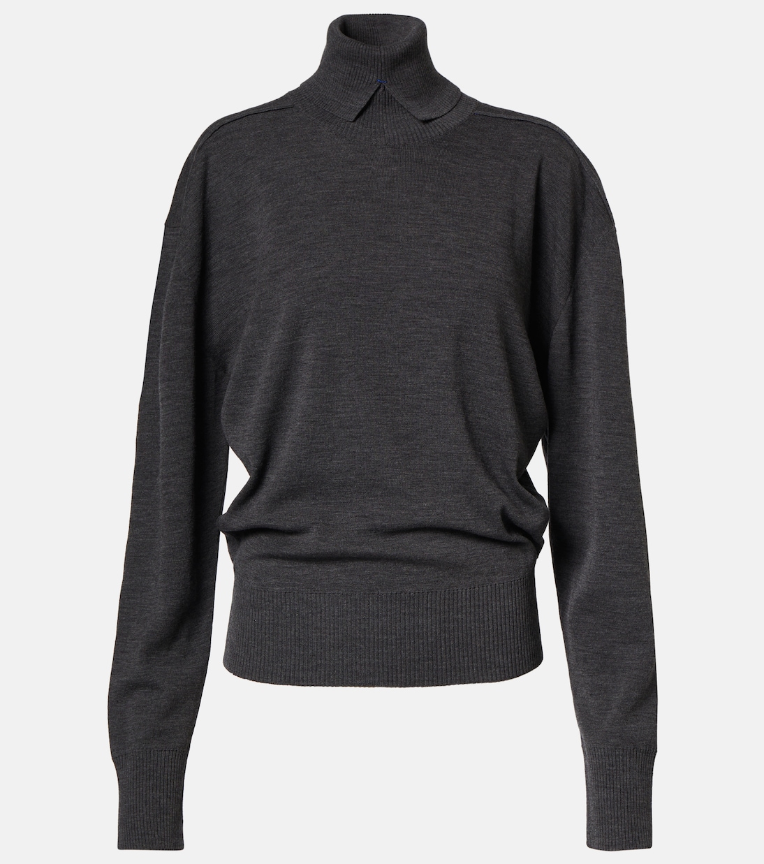 

Шерстяной свитер с высоким воротом Burberry, Mid Grey