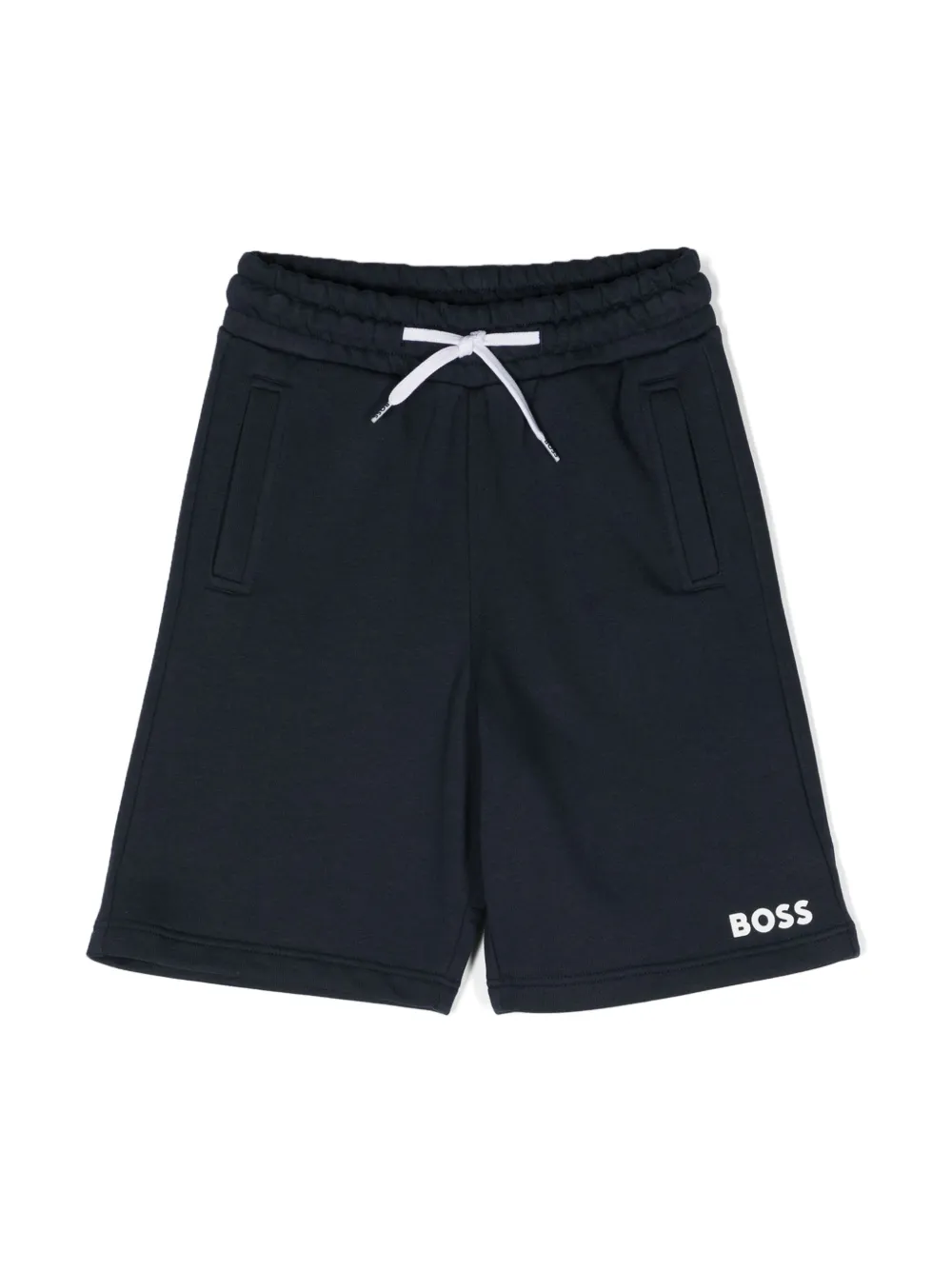 

Шорты с логотипом BOSS Kidswear, синий