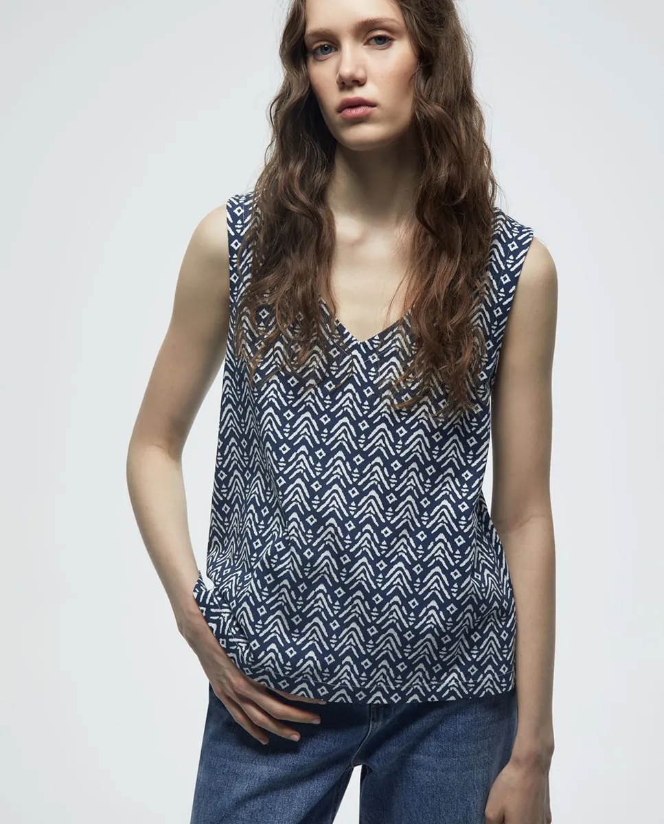 

Майка без рукавов Sfera, синий