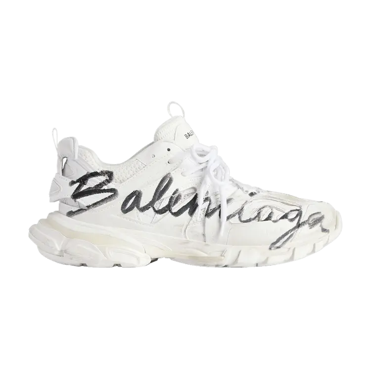 Кроссовки Balenciaga Wmns Track Sneaker Signature - White, белый