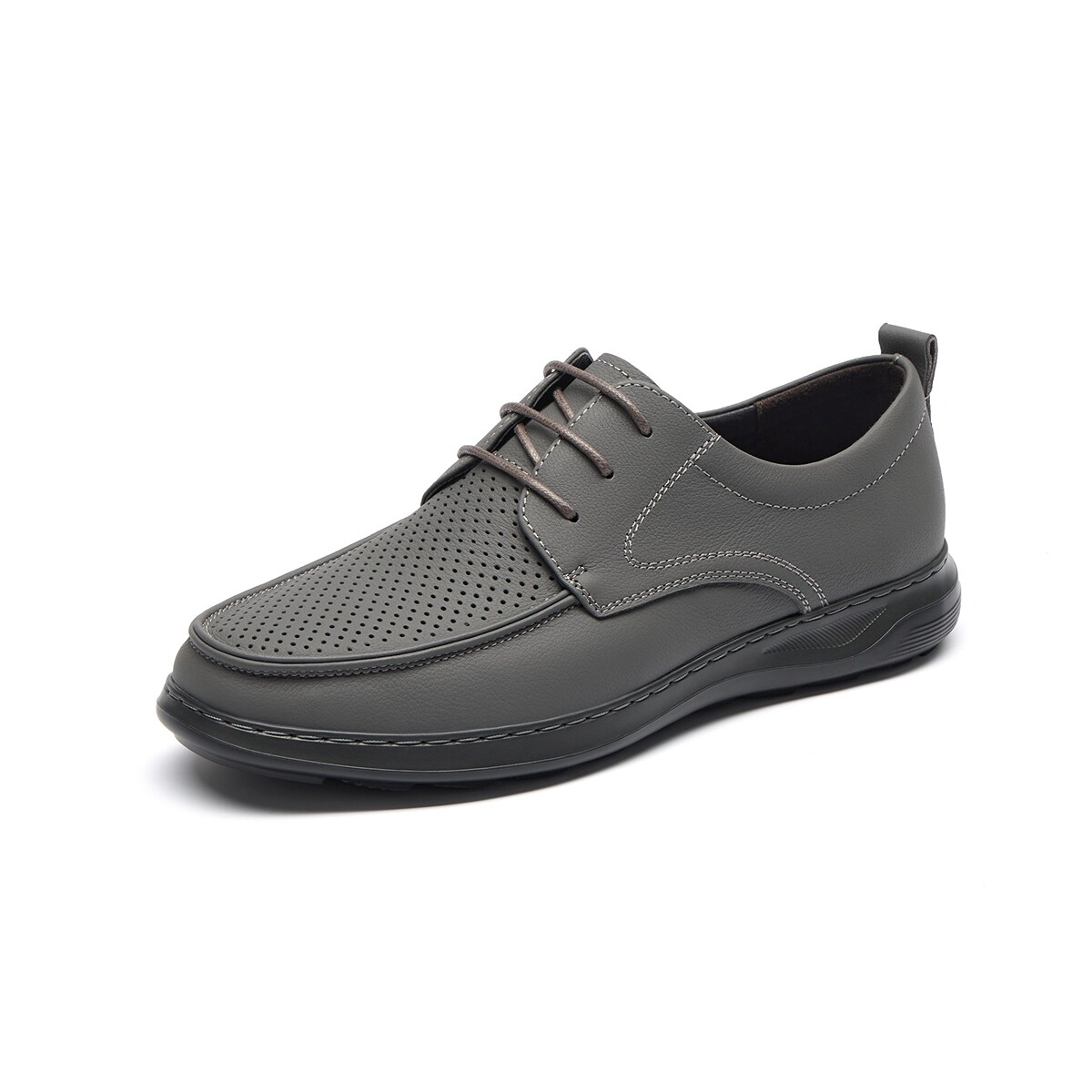 Туфли мужские Men"s Casual Men Low-Top Seven, темно-серый — фото 2