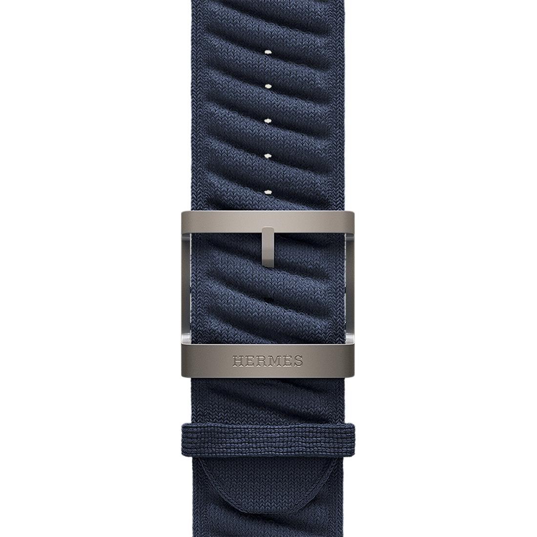 Универсальный ремешок для часов HERMES, синий Strap