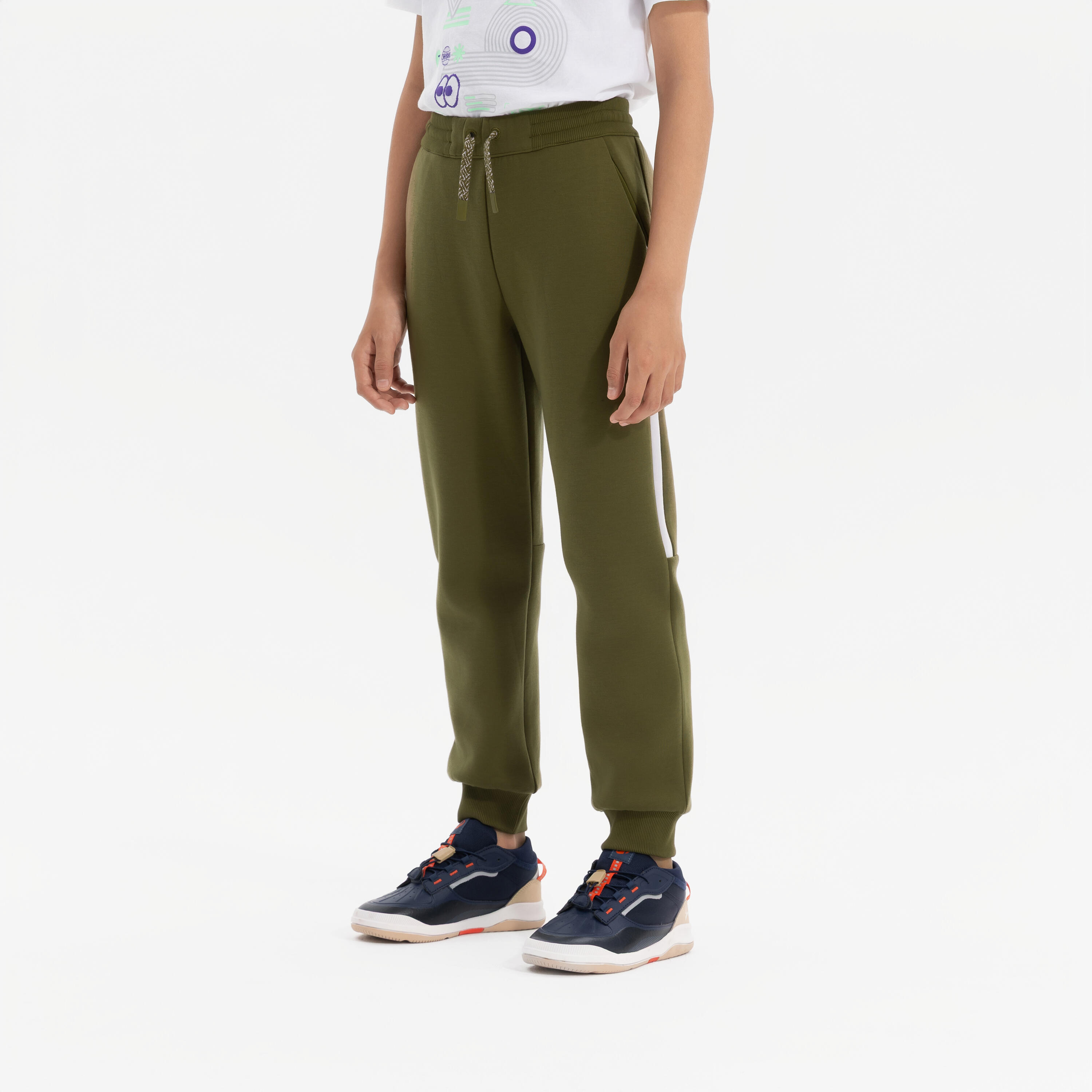 Детские флисовые спортивные брюки унисекс Decathlon — фото 2