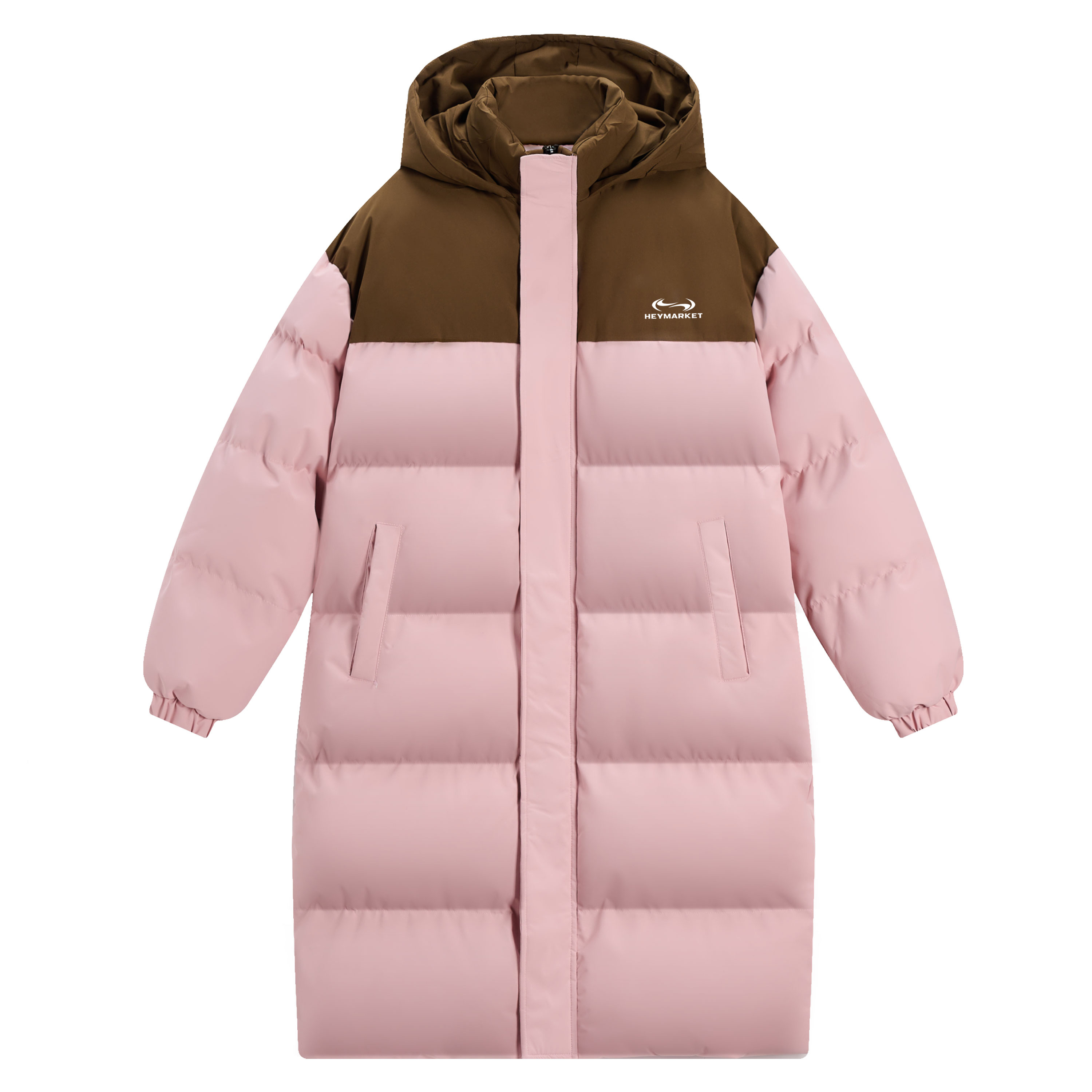 

HEYMARKET Пуховик Unisex, Brown & Pink