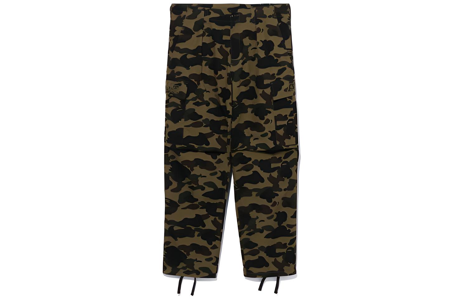 

Bape 1st Camo штаны с 6 карманами SS23 A BATHING APE, зеленый