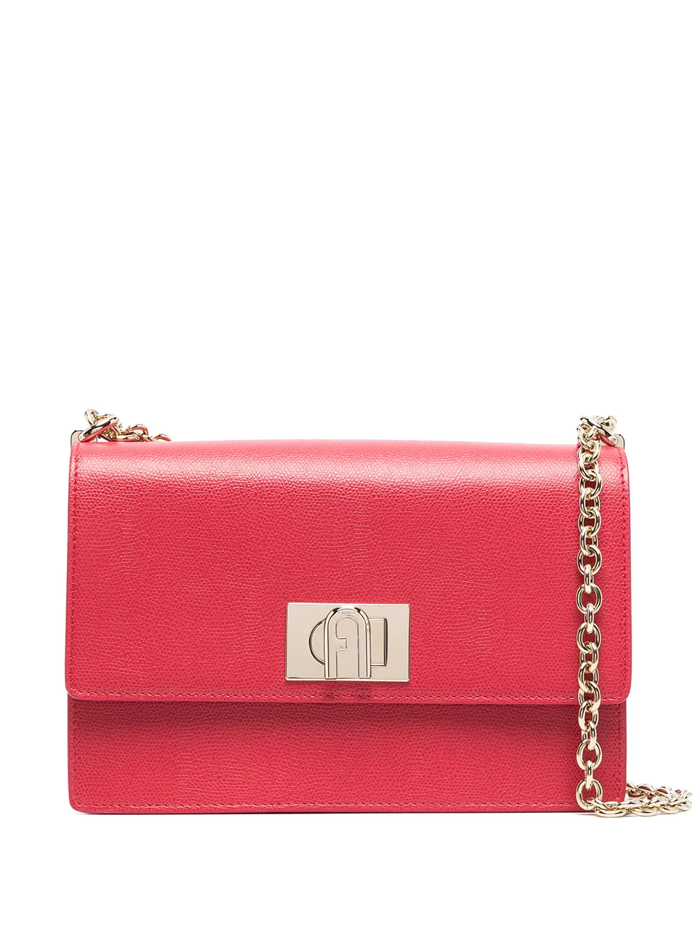 

Сумка через плечо с застежкой-защелкой Furla, розовый
