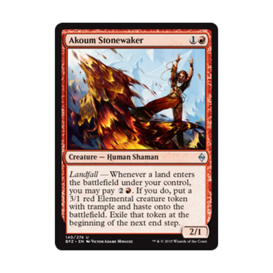 

CCG Акум Стоунвокер (Ю), MTG - Battle for Zendikar