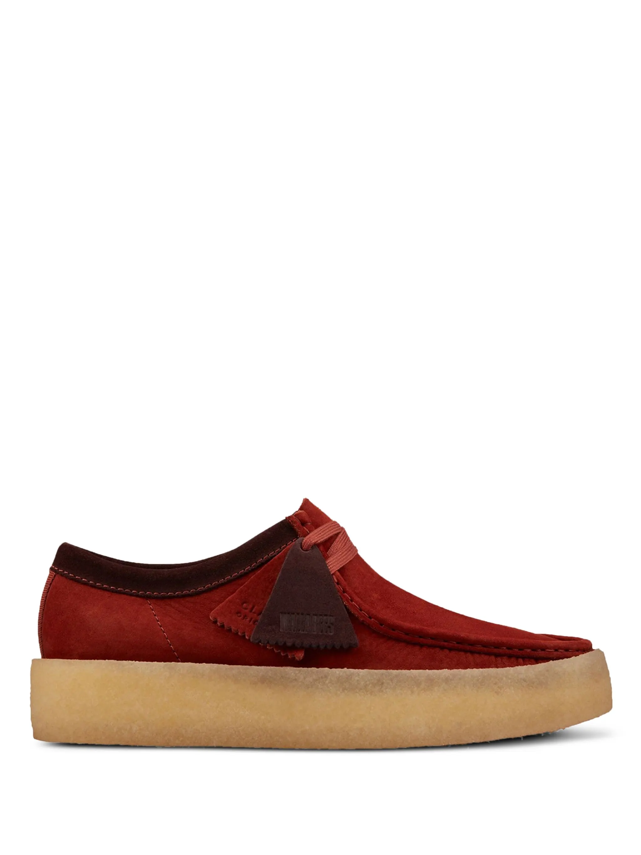 

Ботинки дезерты Wallabee Cup NUBUCK Clarks Originals, красный