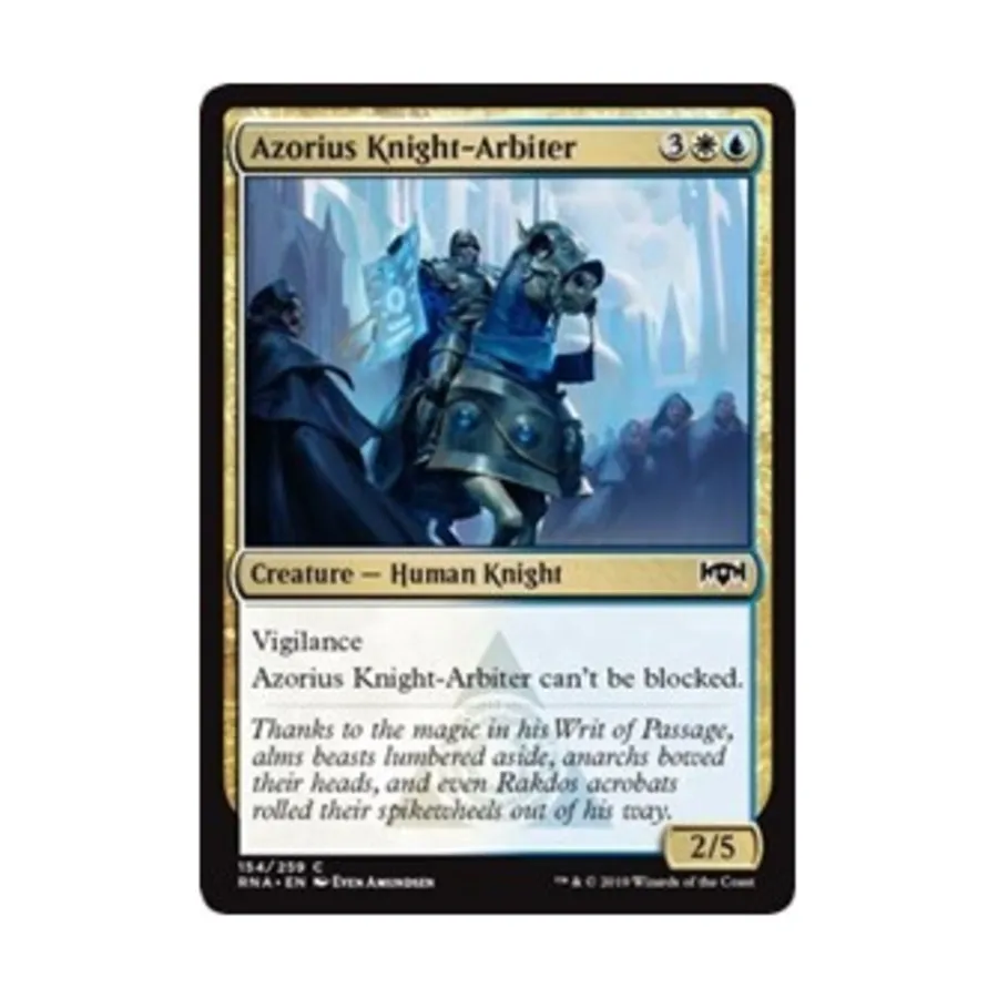 

CCG Азориус Рыцарь-Арбитр (К), MTG - Ravnica Allegiance