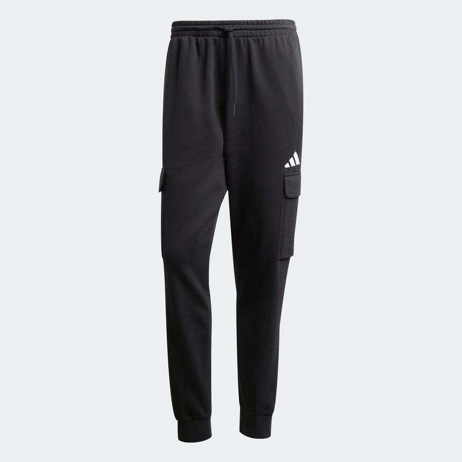 

Зауженные тренировочные брюки ADIDAS SPORTSWEAR Essentials, черный