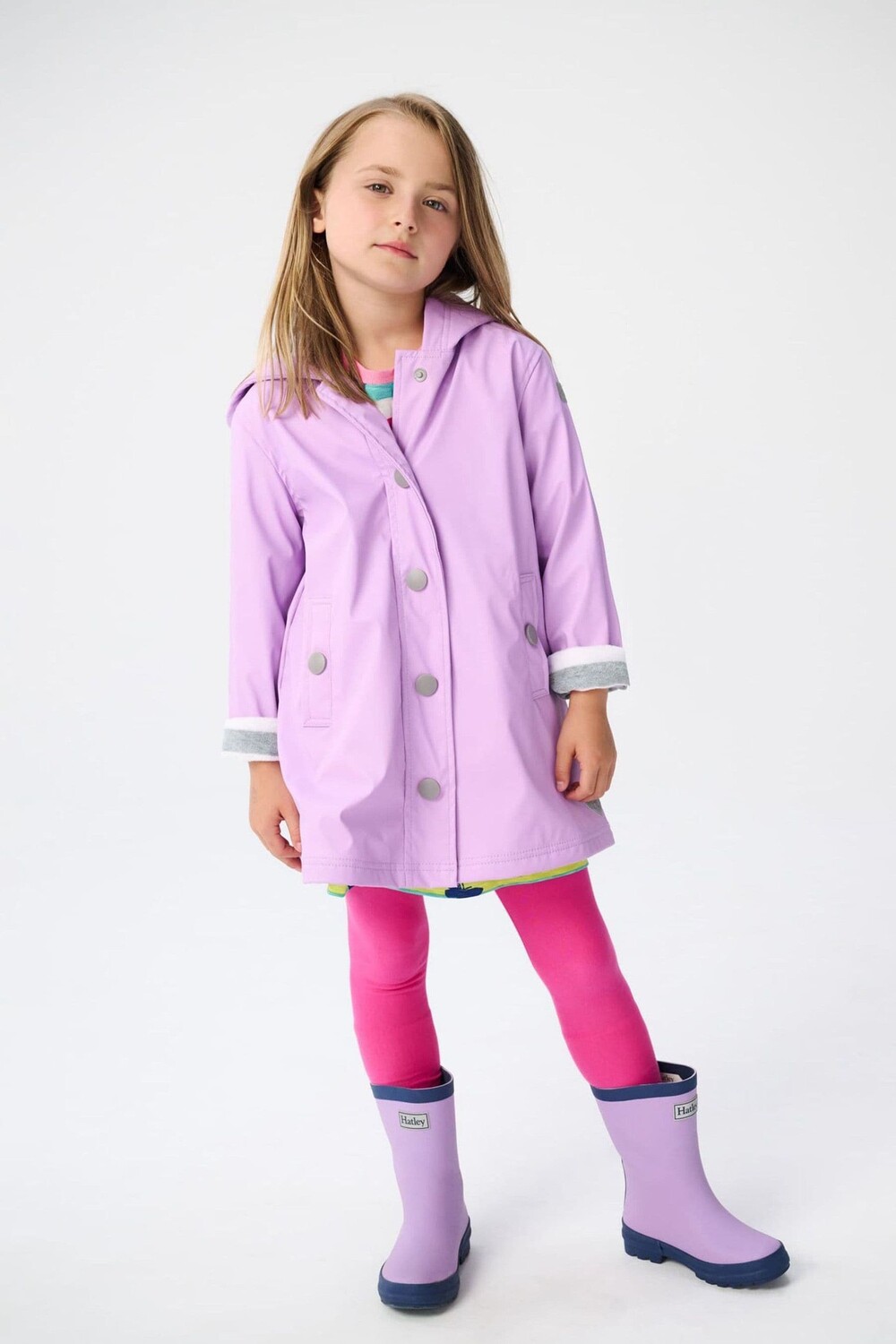 

Фиолетовые матовые дождевые сапоги Hatley, фиолетовый